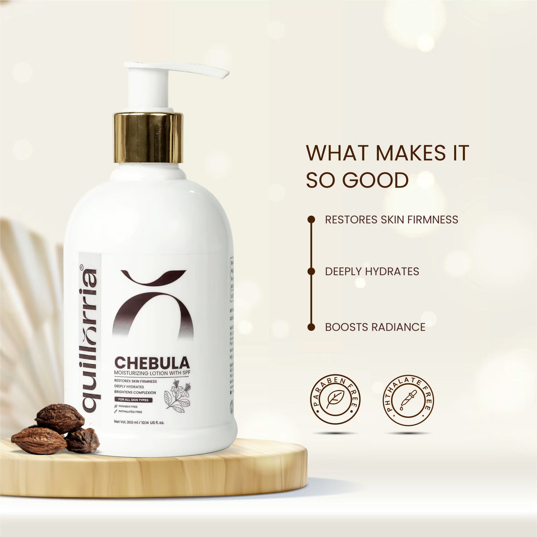 Chebula Moisturizing Lotion with SPF