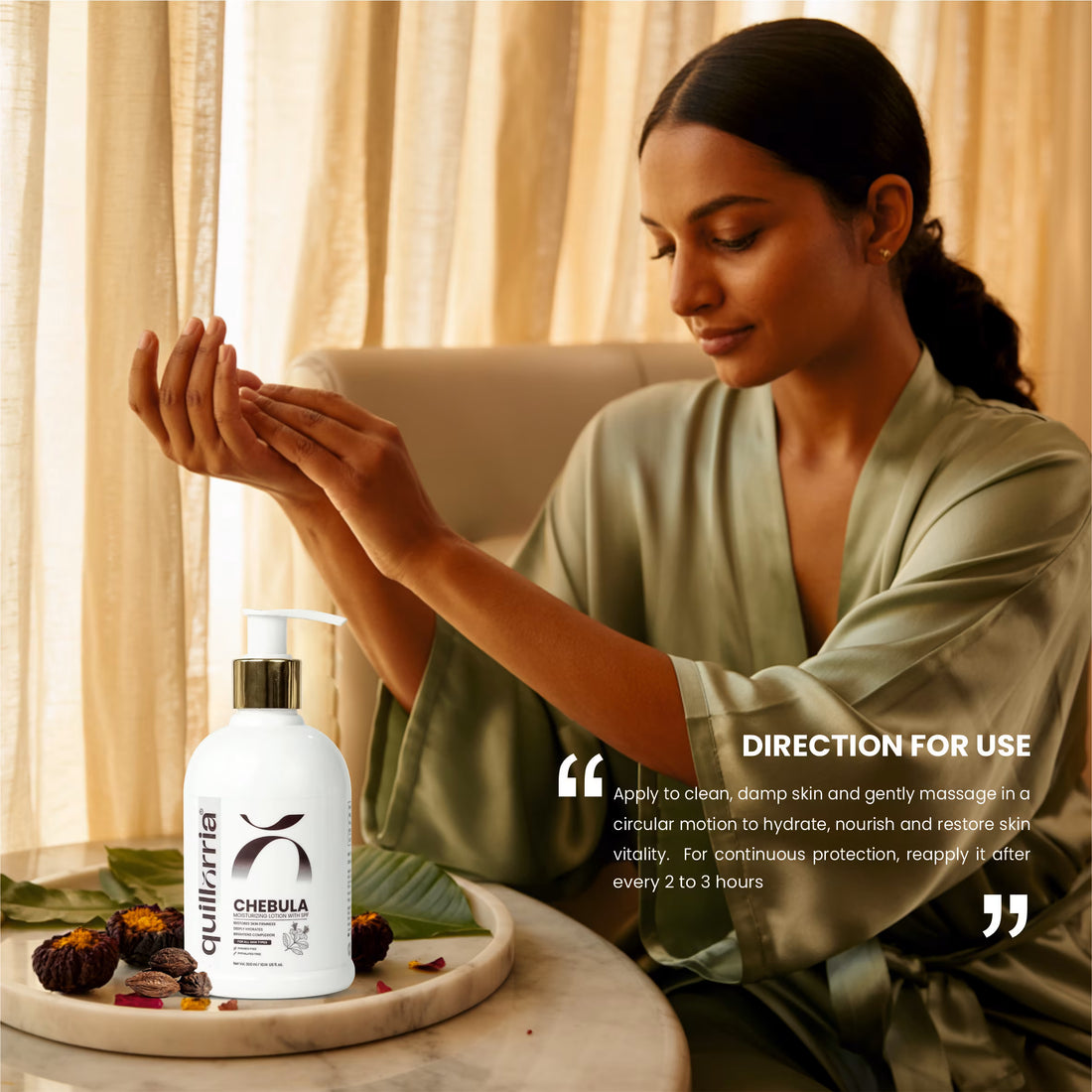 Chebula Moisturizing Lotion with SPF