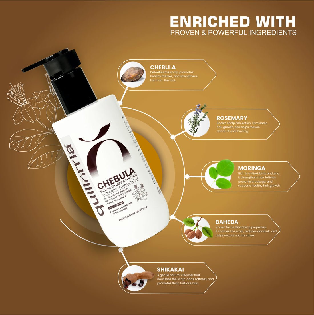 Chebula with Rosemary & Shikakai Hair Conditioner Elixir