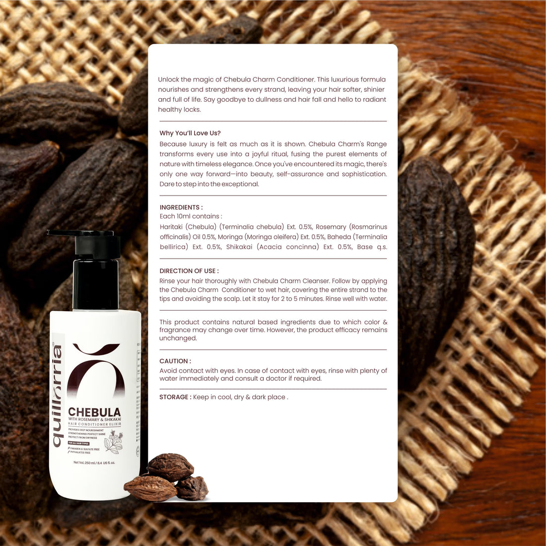 Chebula with Rosemary & Shikakai Hair Conditioner Elixir