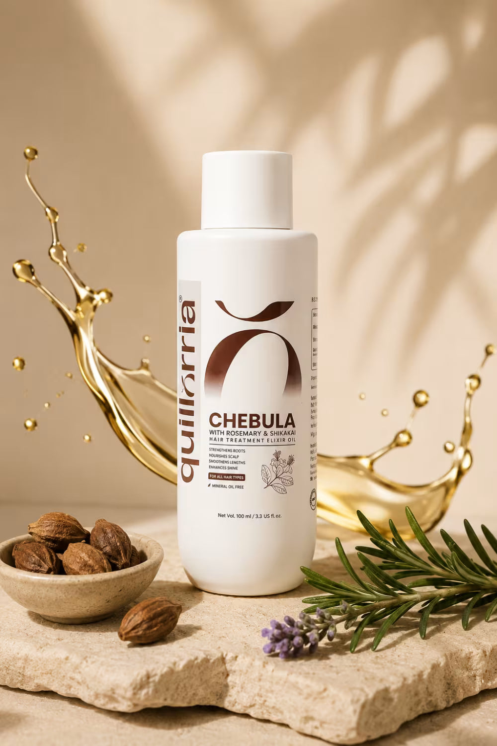 Chebula with Rosemary & Shikakai Hair Treatment Elixir Oil