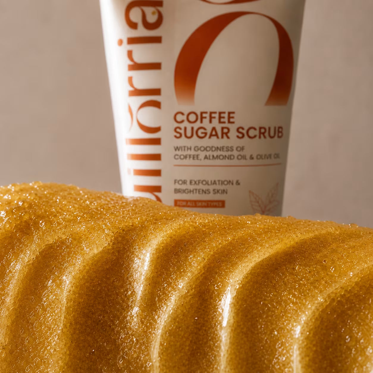 Coffee Sugar Scrub With Almond Oil