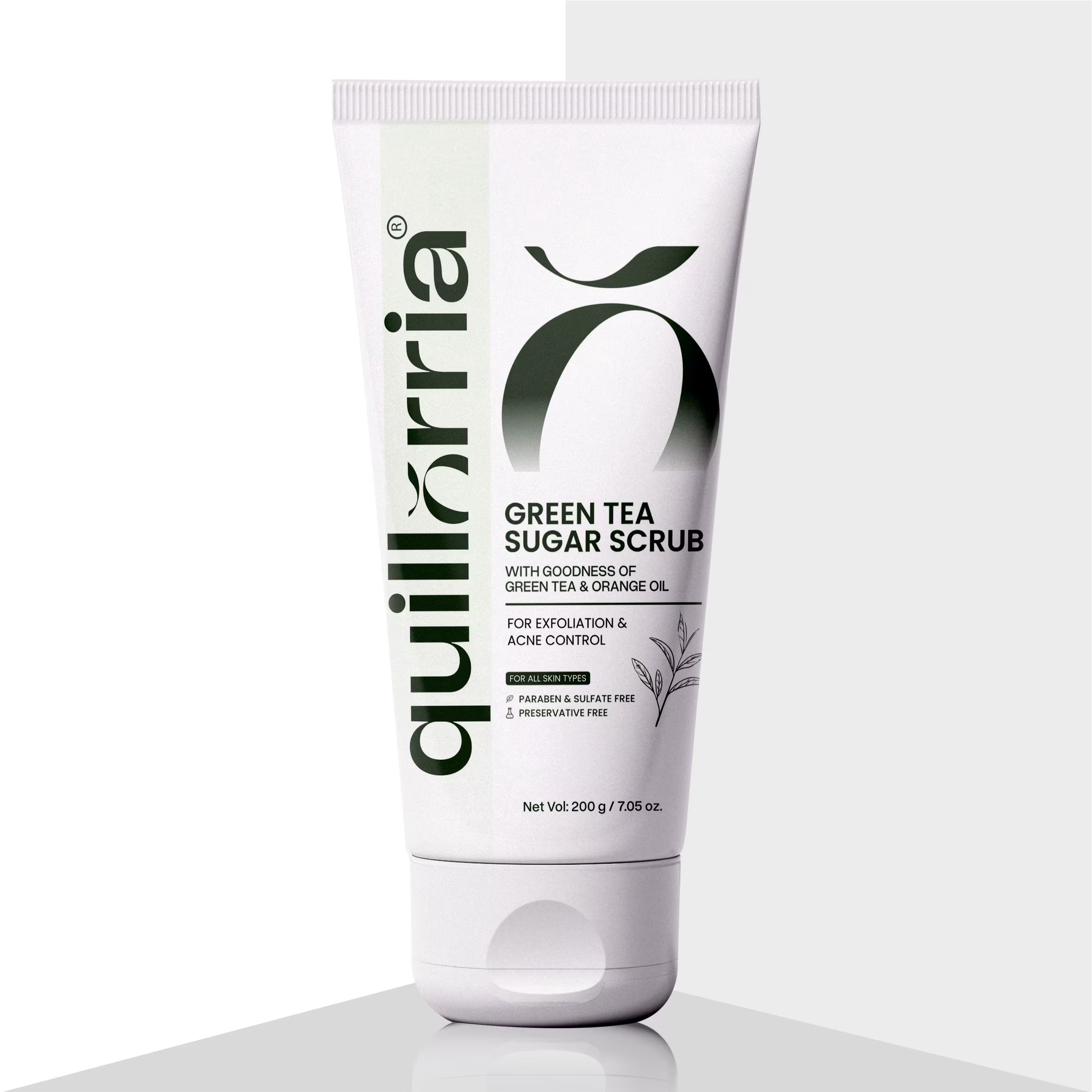 Green tea sugar scrub