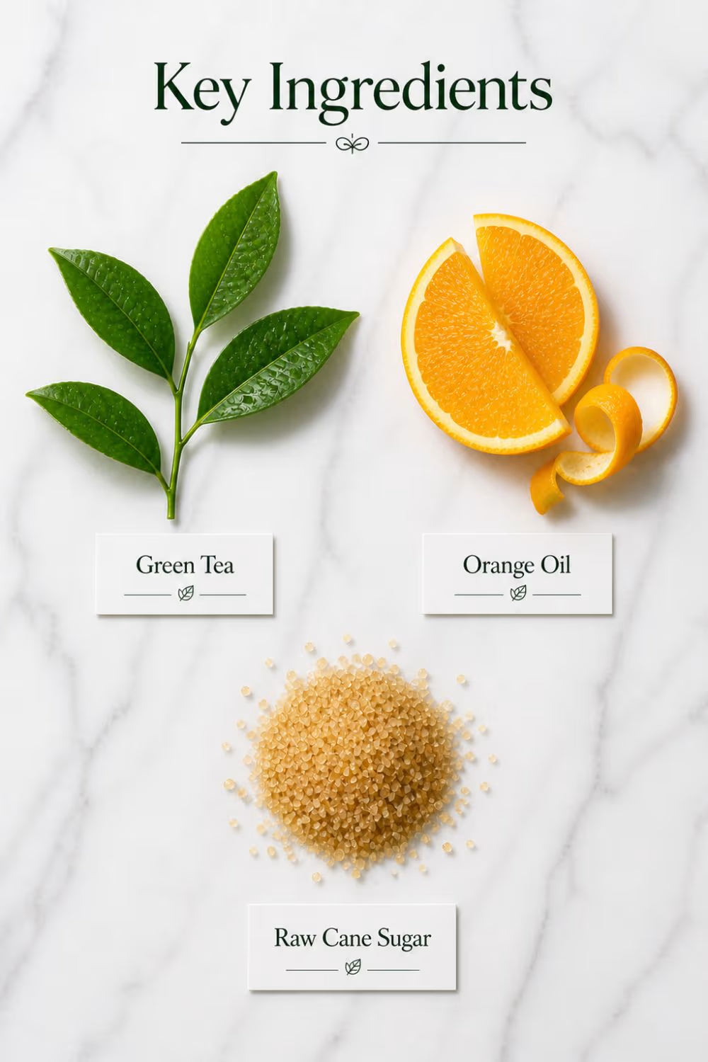 Green tea sugar scrub