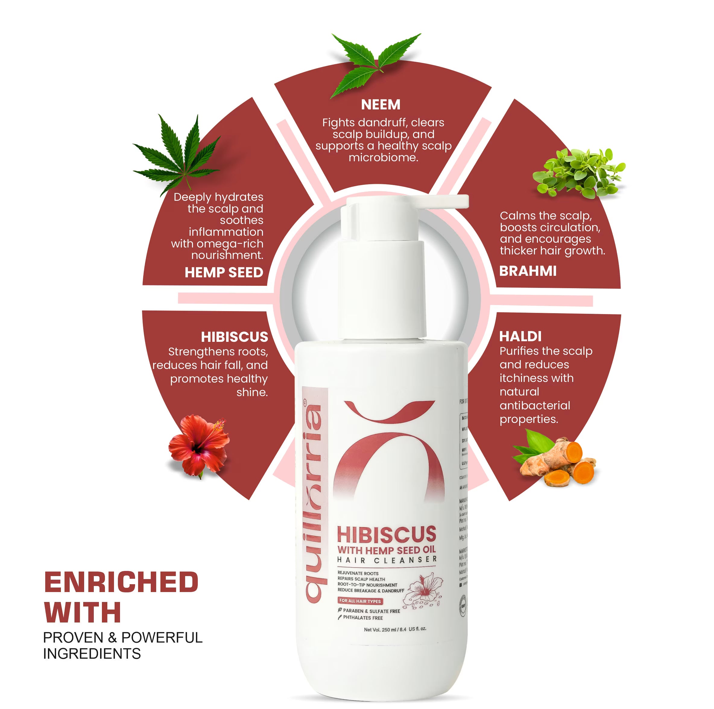 Hibiscus & Hemp Seed Oil Hair Cleanser