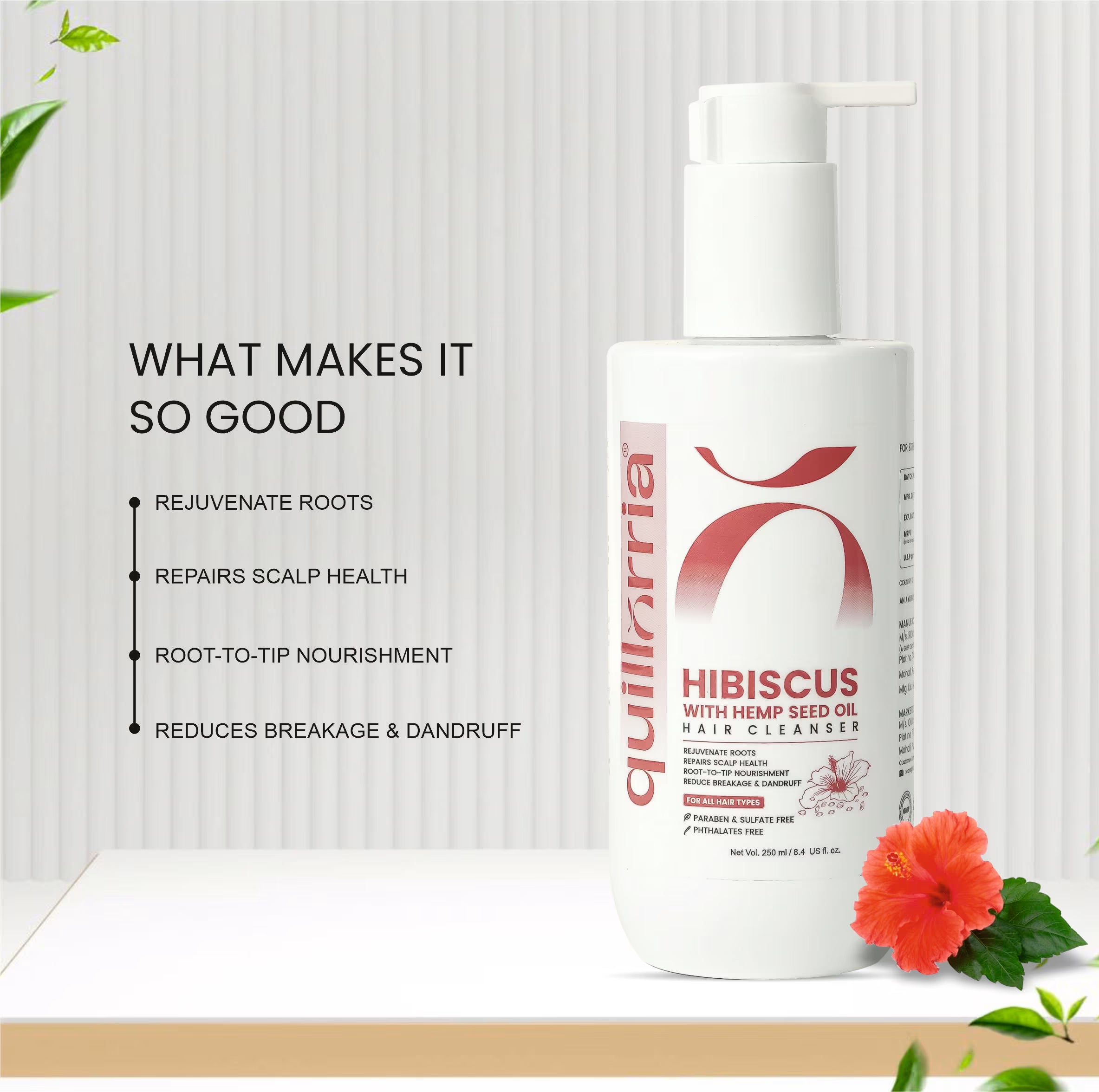 Hibiscus & Hemp Seed Oil Hair Cleanser