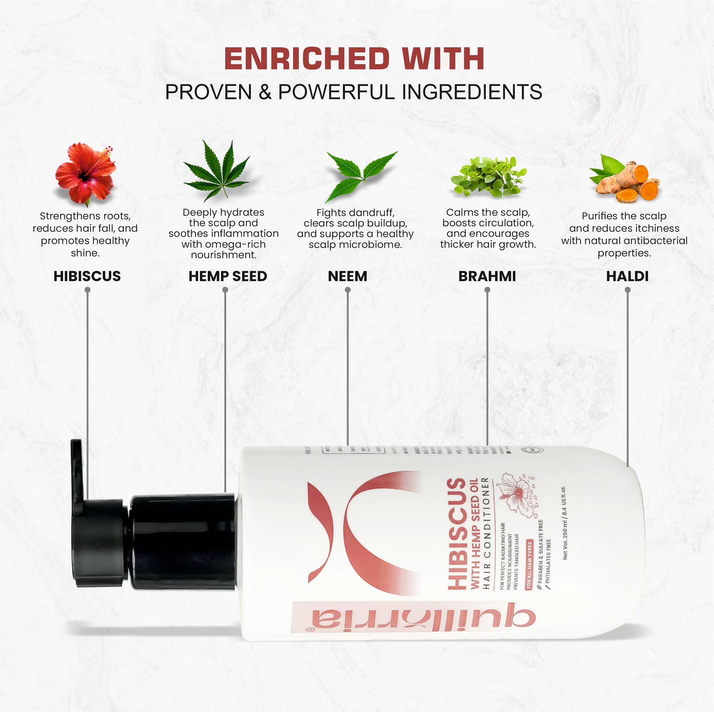 Hibiscus & Hemp Seed Oil Hair Conditioner