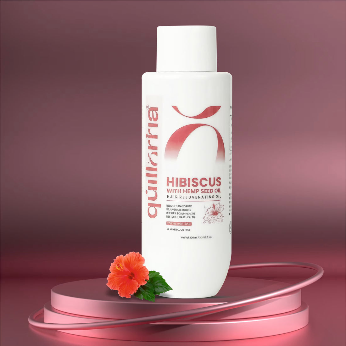 Hibiscus with Hemp Seed Oil Hair Rejuvenating Oil