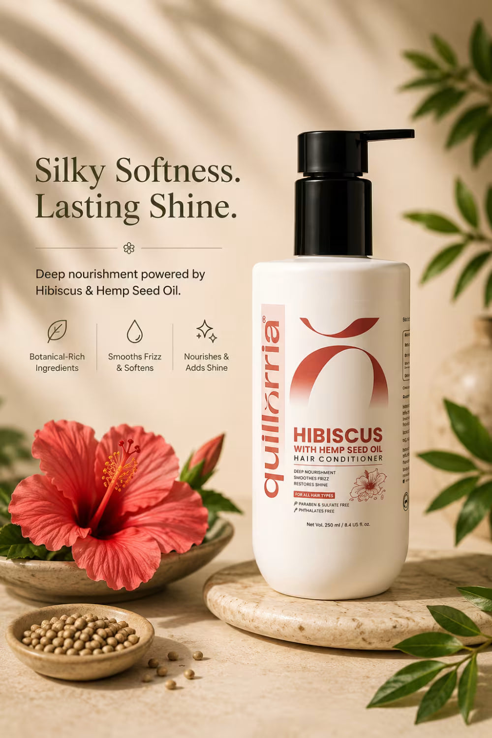 Hibiscus & Hemp Seed Oil Hair Conditioner