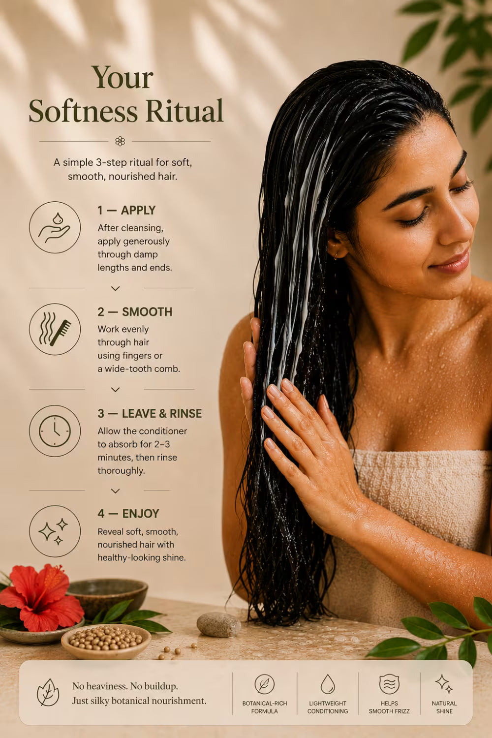 Hibiscus & Hemp Seed Oil Hair Conditioner
