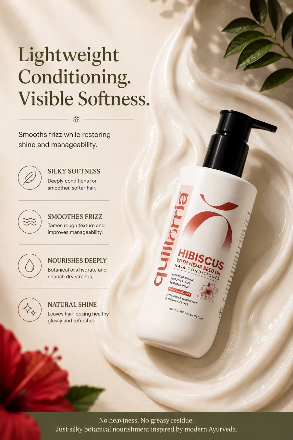 Hibiscus & Hemp Seed Oil Hair Conditioner