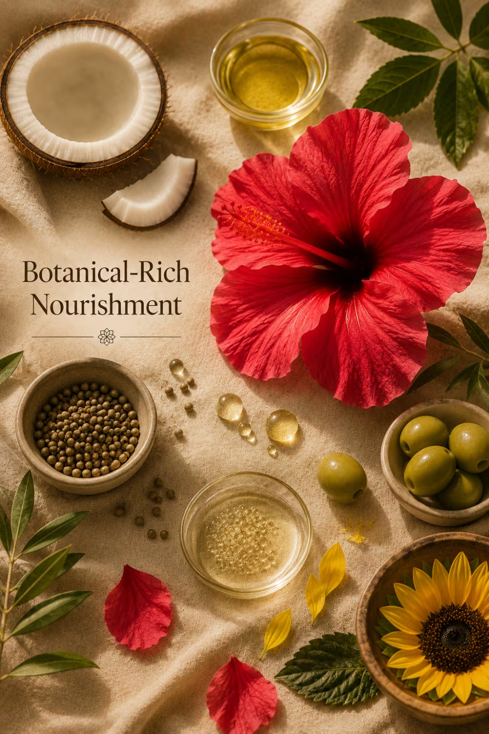 Hibiscus with Hemp Seed Oil Hair Rejuvenating Oil